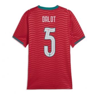 Billige Fotballdrakt Portugal Diogo Dalot #5 Replika Hjemmedrakt Dame VM 2026 Kortermet